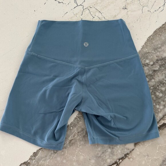lululemon athletica Blue Bike Shorts - Picture 2 of 4